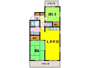 ボナ－ル島田の物件間取画像